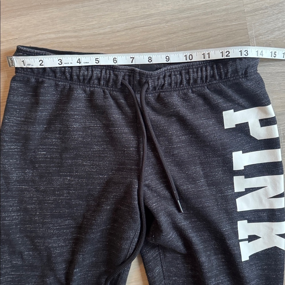 Victoria's Secret PINK Black and White Joggers. Sz S - Picture 4 of 8